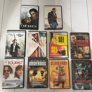 10 Action Thriller DVDs Kill Bill Black Mass Tourist Lot